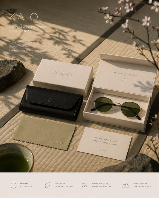 KAIŌ Sunglasses — Minimalist sunglasses with a timeless presen